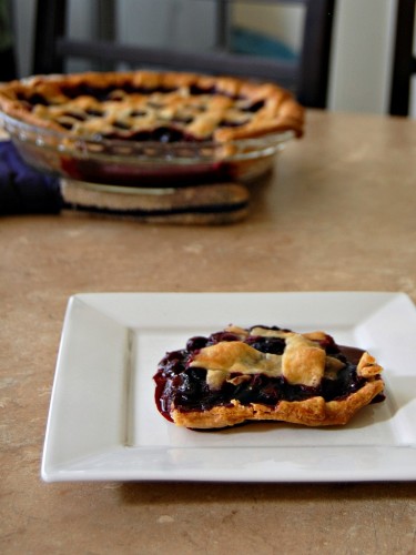 Blueberry Pie with Lattice Crust