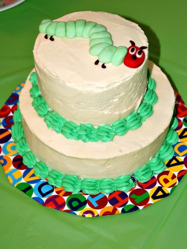 The Very Hungry Caterpillar Cake #veryhungrycaterpillar #ericcarle