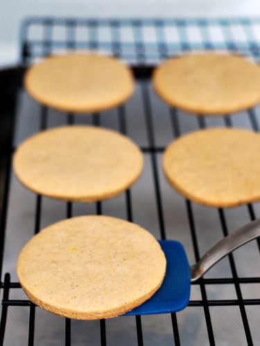 Pumpkin Cut-Out Cookies with Cinnamon Frosting #OXOGoodCookies