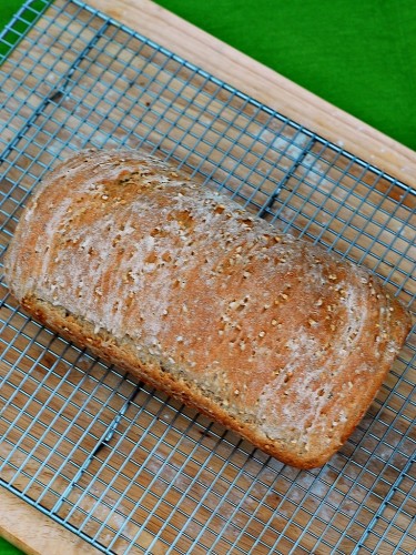Irish Oatmeal Bread #StPatricksDay | theredheadbaker.com