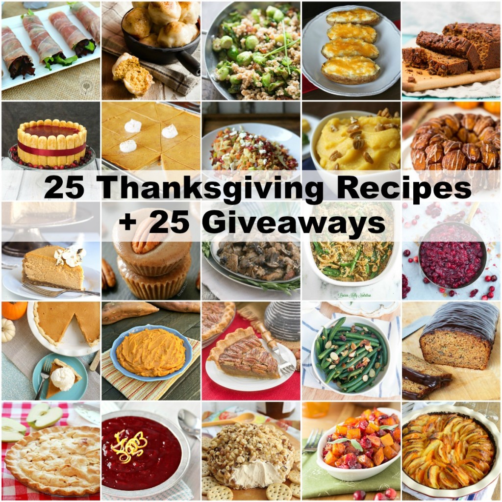 25 Thanksgiving Recipes Roundup TheRedheadBaker.com
