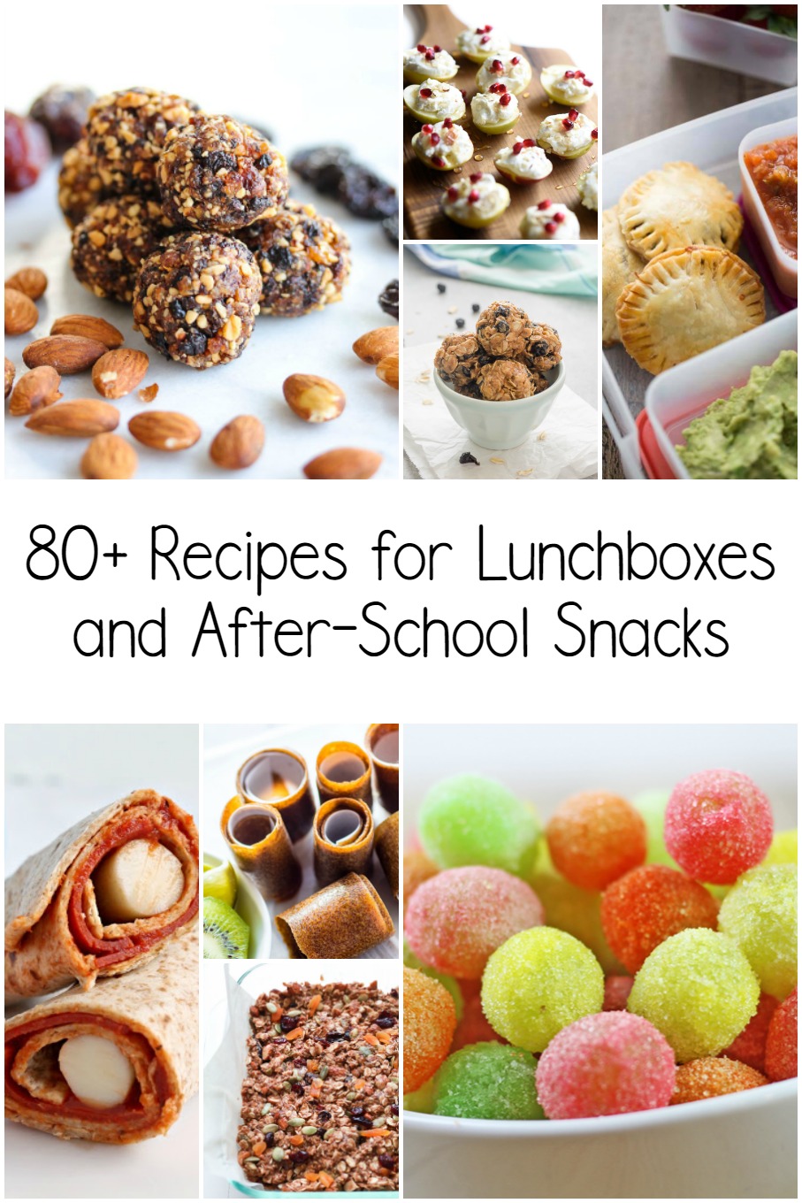 It's back-to-school time! I've compiled more than 80 recipes to include in your child's lunchbox, or serve as an after-school snack.