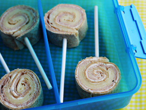 Tortilla Pinwheel Lollipops by Home Cooking Memories