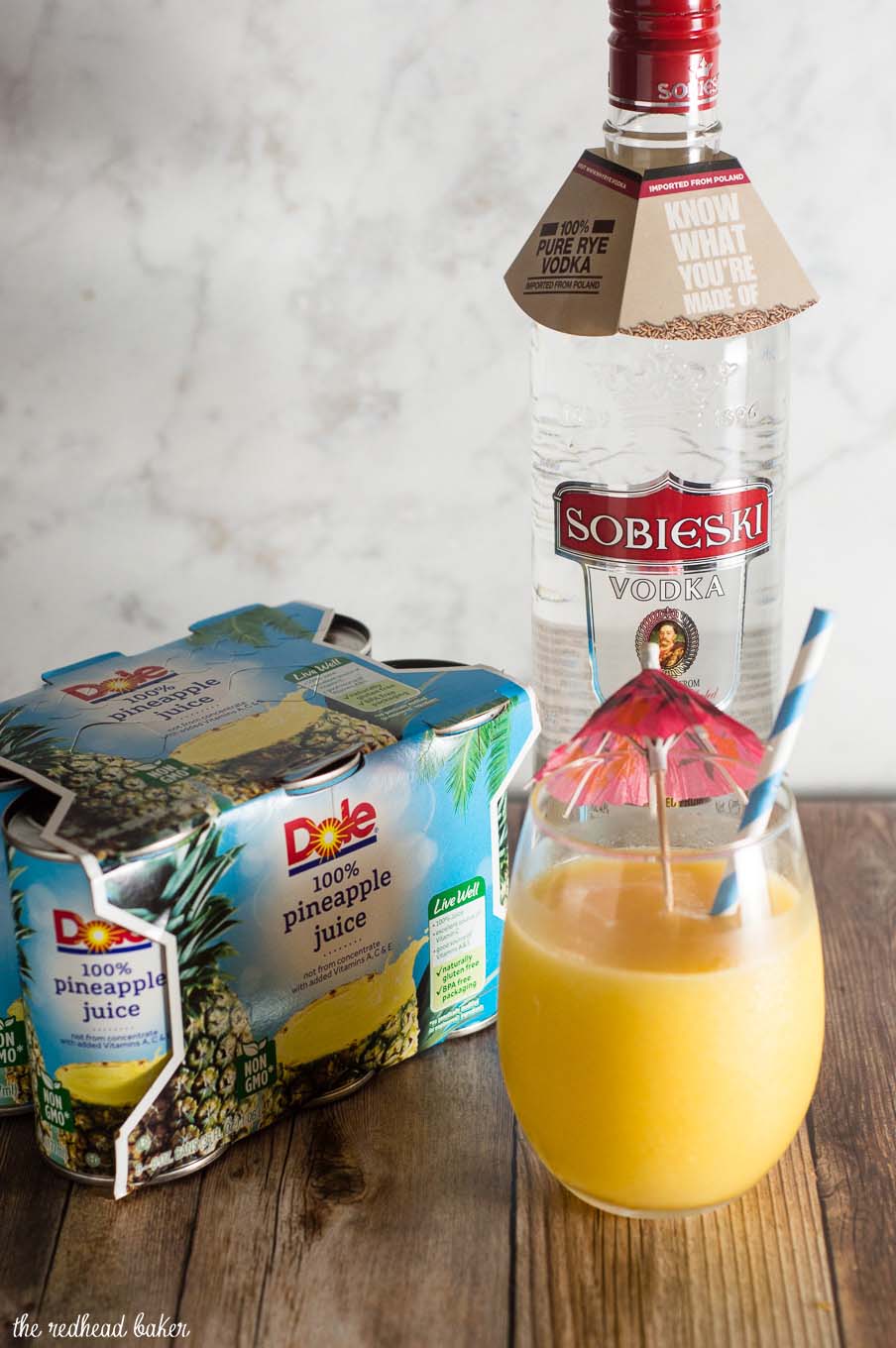 As cooler weather sets in, imagine you're in warmer weather with Caribbean Slushies, frozen cocktails with coconut and pineapple juice. #CreateYourCocktail #ad