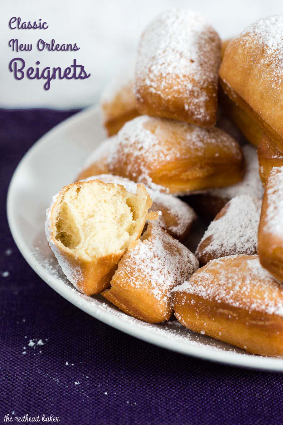 Mardi Gras means it's time for beignets! This is a classic New Orleans recipe, deep-fried then coated in powdered sugar, and served with raspberry jam. 
