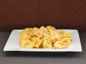 Cheese Tortellini with Pumpkin Alfredo Sauce | The Redhead Baker