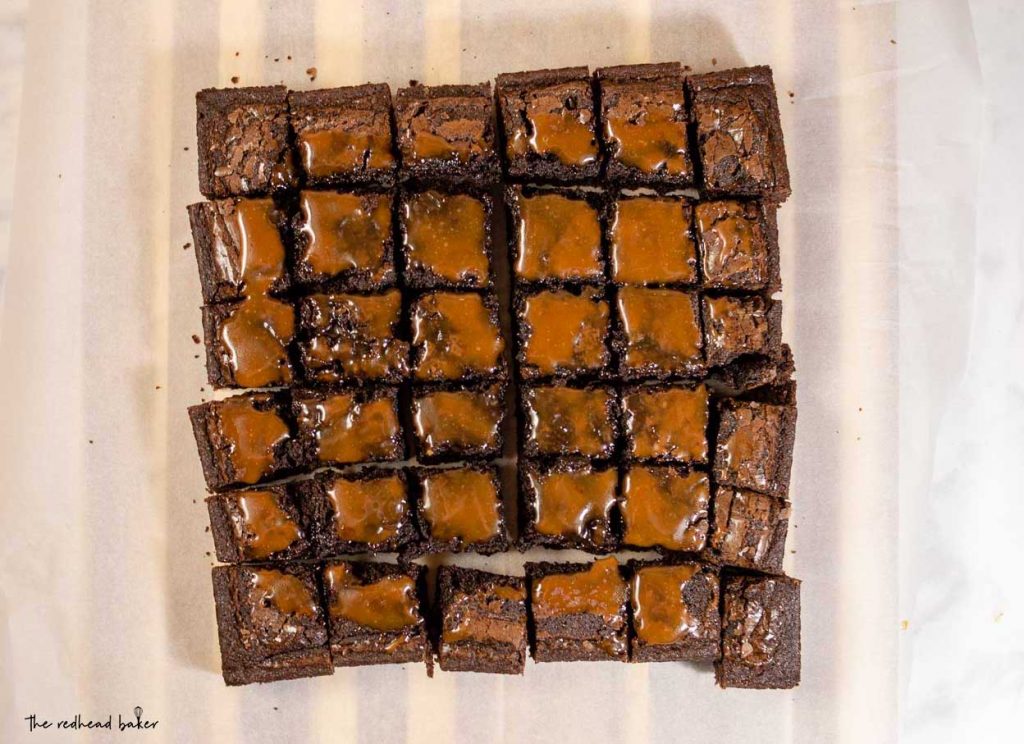 Ina's Salted Caramel Brownies by The Redhead Baker
