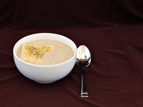 Mushroom and Brie Bisque | www.theredheadbaker.com