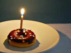 Birthday Cake Donuts