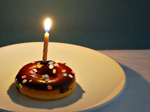 Birthday Cake Donuts