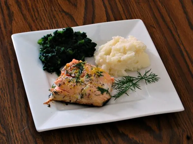 Roasted Lemon-Dill Salmon