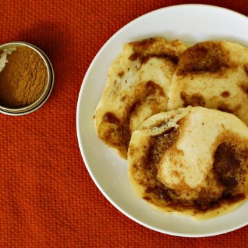 Cinnamon Roll Pancakes