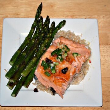 Salmon with Ginger-Lime Sauce