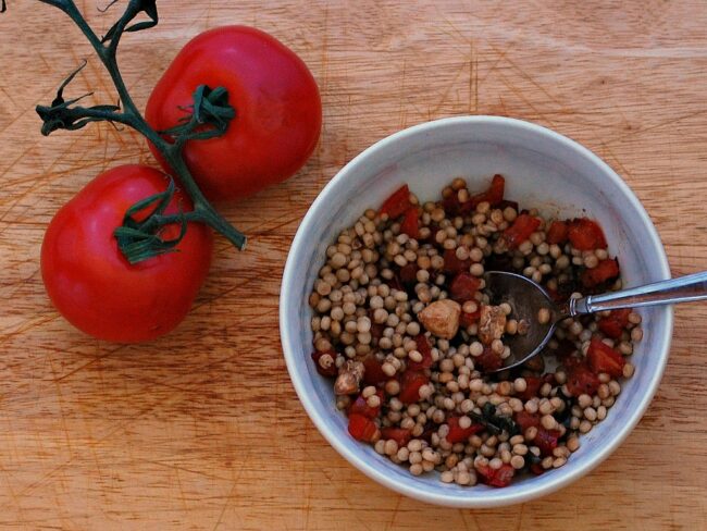 Caprese Couscous Salad