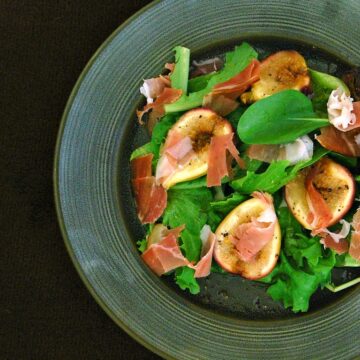 Roasted Fig, Prosciutto, and Goat Cheese Salad