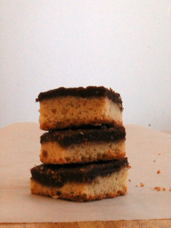 Gooey Nutella Cake Bars by The Redhead Baker