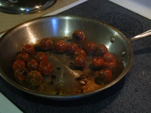 Black Cherry Tomato Pizza