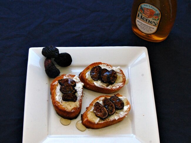 Fig and Goat Cheese Crostini