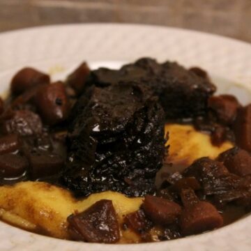 Harvest Pumpkin Ale Braised Short Ribs #AmericanBeerWeek