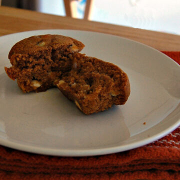 Pumpkin Cranberry White Chocolate Muffins #breakfast