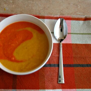 Red and Yellow Bell Pepper #Soup #PepperParty