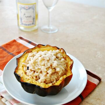 Risotto-Stuffed Acorn Squash