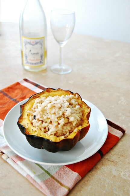 Risotto-Stuffed Acorn Squash