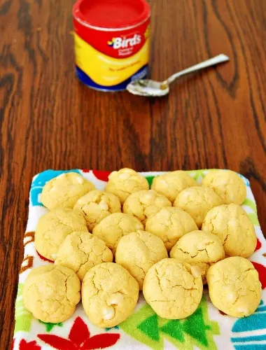 White Chocolate Custard Cookies