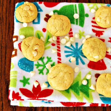 White Chocolate Custard Cookies