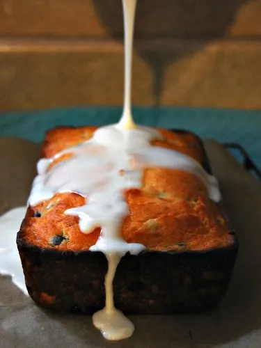 Meyer Lemon Blueberry Yogurt Quick Bread