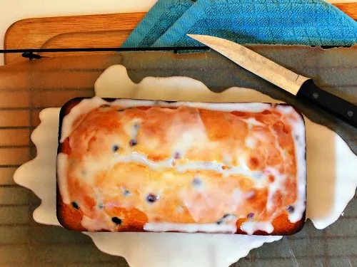 Meyer Lemon Blueberry Yogurt Quick Bread