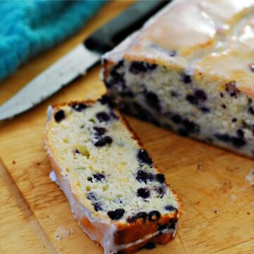 Meyer Lemon Blueberry Quick Bread