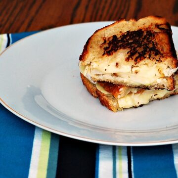 Brie and Pear Grilled Cheese by The Redhead Baker