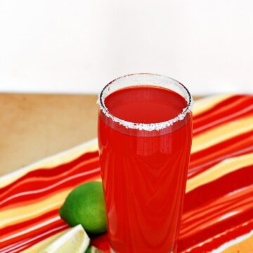 Pomegranate Paloma by The Redhead Baker for #CincoDeMayo