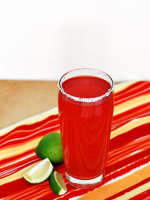 Pomegranate Paloma by The Redhead Baker for #CincoDeMayo