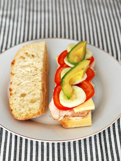 California-Style Turkey Ciabatta Sandwiches by The Redhead Baker