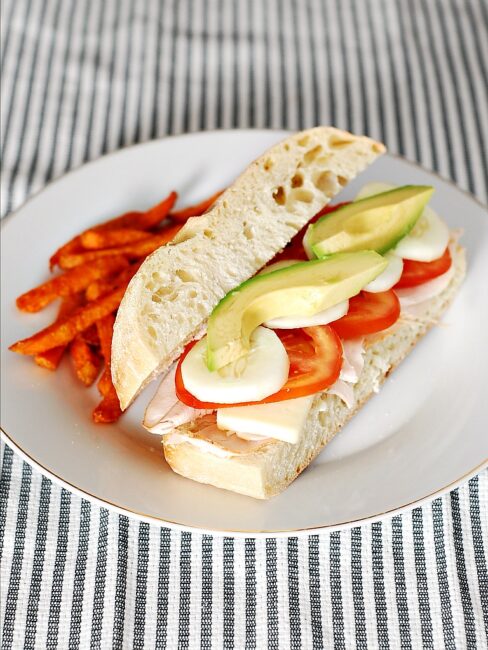 California-Style Turkey Ciabatta Sandwiches by The Redhead Baker