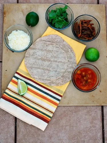 Chipotle Honey Lime Pulled Pork Tacos by The Redhead Baker