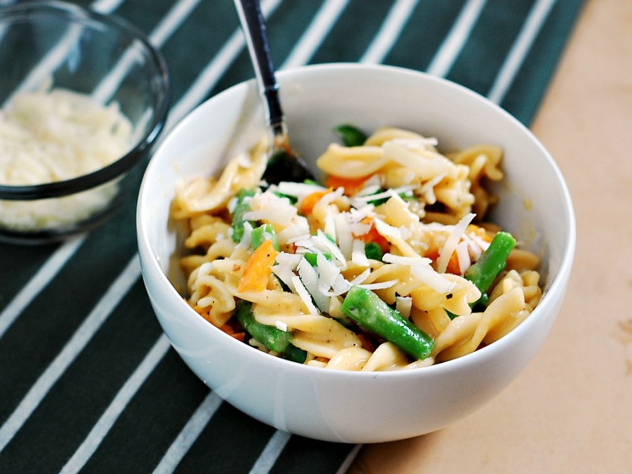 Spring Vegetable Carbonara by The Redhead Baker