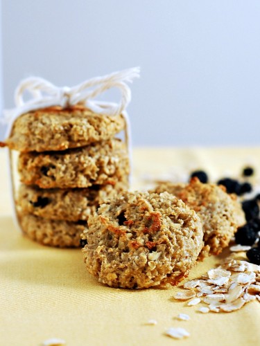 Apple Blueberry Oat Dog Biscuits by The Redhead Baker