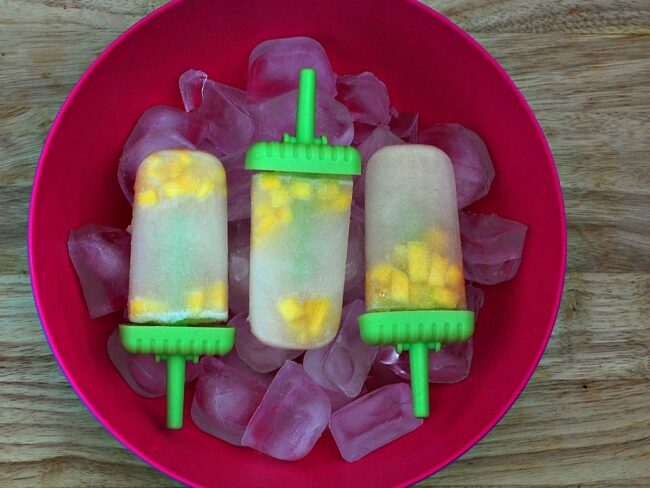 Tropical Sangria Popsicles by @TheRedheadBaker