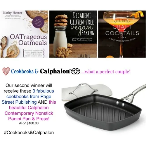 #Cookbooks&Calphalon Second Prize