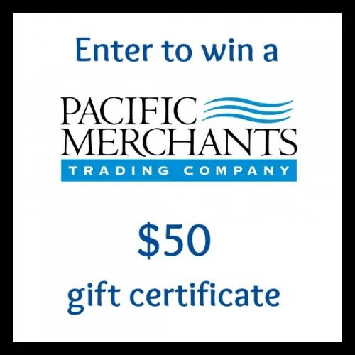 Pacific Merchants $50 gift certificate giveaway