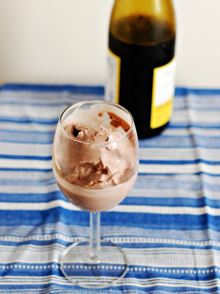 Pinot Noir Ice Cream by The Redhead Baker