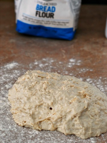 Pizza Dough by Hand by @TheRedheadBaker