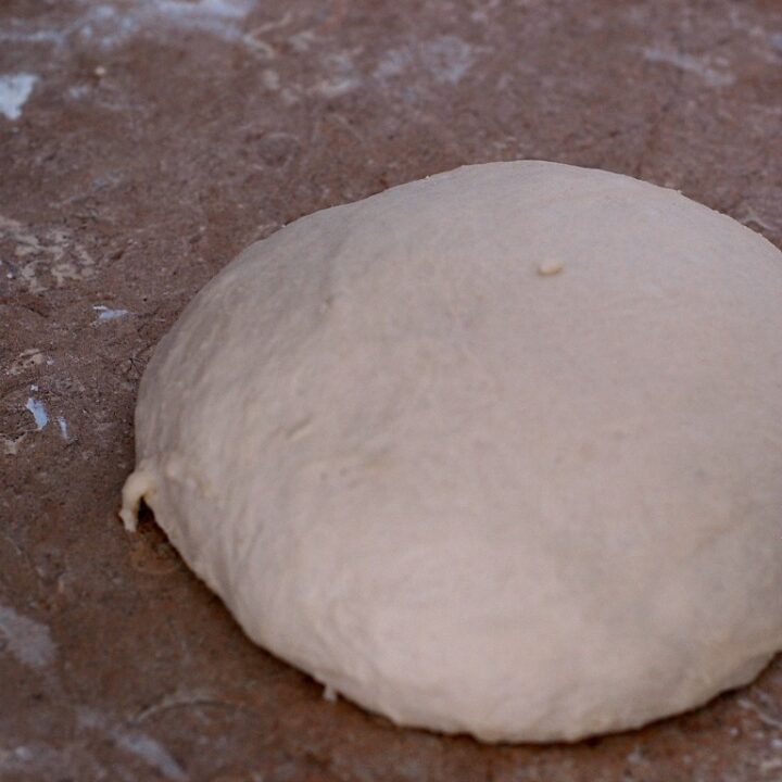 Pizza Dough by Hand by @TheRedheadBaker