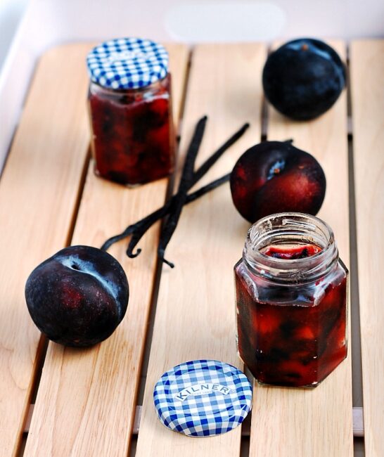 Small-Batch Vanilla-Plum Preserves by @TheRedheadBaker