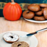 Pumpkin Bagels #SundaySupper