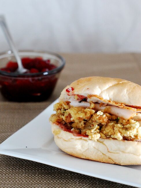 Cranberry and Turkey Sandwiches #SundaySupper by @TheRedheadBaker