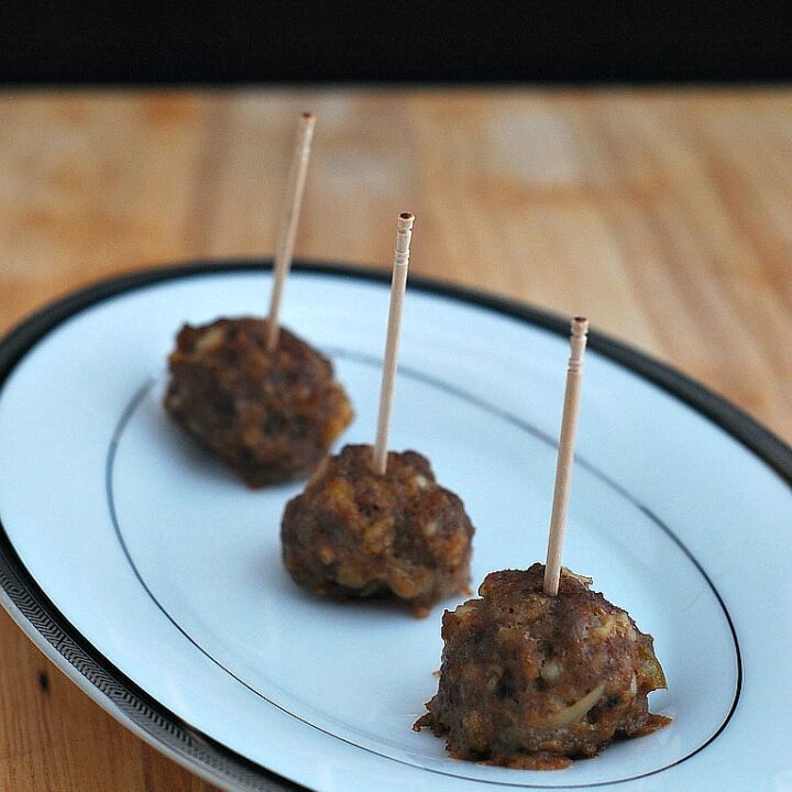 Artichoke and Jalapeño Cocktail Meatballs